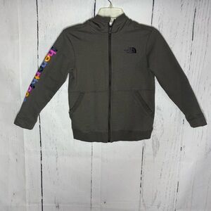 The North Face Kids Dark Gray Full-Zip Hoodie